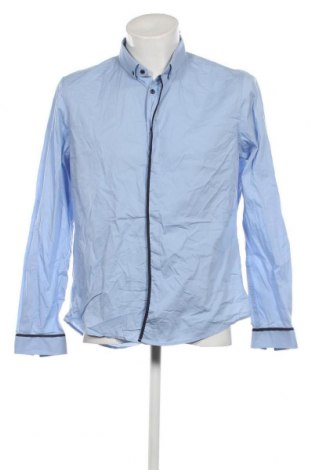 Ανδρικό πουκάμισο Oodji, Μέγεθος XL, Χρώμα Μπλέ, Τιμή 10,76 €