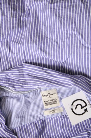 Herrenhemd Pepe Jeans, Größe XXL, Farbe Blau, Preis 35,97 €