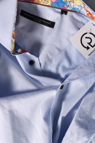 Ανδρικό πουκάμισο Philosophy Blues Original, Μέγεθος S, Χρώμα Μπλέ, Τιμή 19,39 €