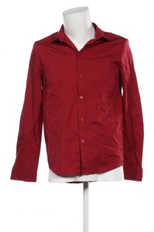 Ανδρικό πουκάμισο Pier One, Μέγεθος S, Χρώμα Κόκκινο, Τιμή 8,97 €
