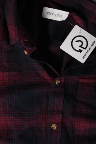 Ανδρικό πουκάμισο Pier One, Μέγεθος M, Χρώμα Πολύχρωμο, Τιμή 23,71 €