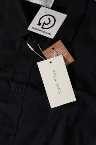 Мъжка риза Pier One, Размер XL, Цвят Черен, Цена 46,00 лв.