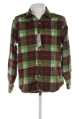 Ανδρικό πουκάμισο Pull&Bear, Μέγεθος M, Χρώμα Πολύχρωμο, Τιμή 6,16 €