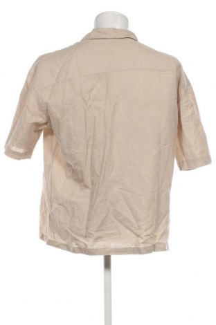 Мъжка риза Pull&Bear, Размер L, Цвят Екрю, Цена 46,00 лв.