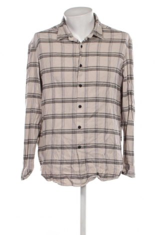Мъжка риза Pull&Bear, Размер XL, Цвят Бежов, Цена 6,96 лв.