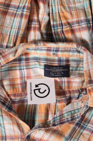 Ανδρικό πουκάμισο Pull&Bear, Μέγεθος M, Χρώμα Πολύχρωμο, Τιμή 8,10 €