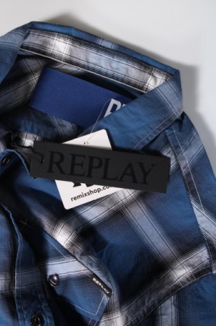 Ανδρικό πουκάμισο Replay, Μέγεθος XL, Χρώμα Πολύχρωμο, Τιμή 40,64 €