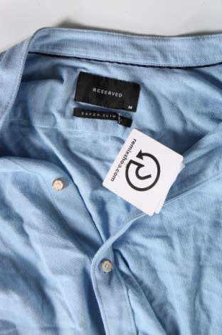 Herrenhemd Reserved, Größe M, Farbe Blau, Preis 20,18 €