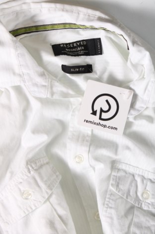 Herrenhemd Reserved, Größe S, Farbe Weiß, Preis 15,00 €
