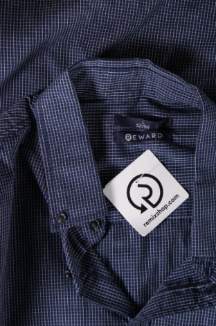 Ανδρικό πουκάμισο Reward, Μέγεθος L, Χρώμα Μπλέ, Τιμή 15,00 €