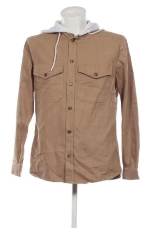 Ανδρικό πουκάμισο River Island, Μέγεθος L, Χρώμα  Μπέζ, Τιμή 12,62 €