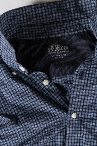 Мъжка риза S.Oliver, Размер M, Цвят Син, Цена 11,90 лв.