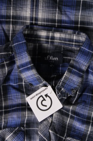Ανδρικό πουκάμισο S.Oliver, Μέγεθος M, Χρώμα Μπλέ, Τιμή 5,26 €