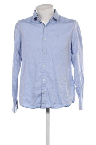 Ανδρικό πουκάμισο S.Oliver, Μέγεθος XL, Χρώμα Μπλέ, Τιμή 11,99 €