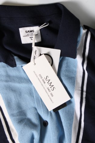 Мъжка риза Sams, Размер L, Цвят Син, Цена 19,20 лв.