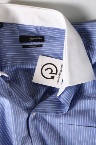 Ανδρικό πουκάμισο Seidensticker, Μέγεθος XL, Χρώμα Μπλέ, Τιμή 11,99 €