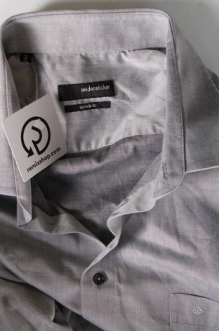Ανδρικό πουκάμισο Seidensticker, Μέγεθος XXL, Χρώμα Γκρί, Τιμή 11,36 €