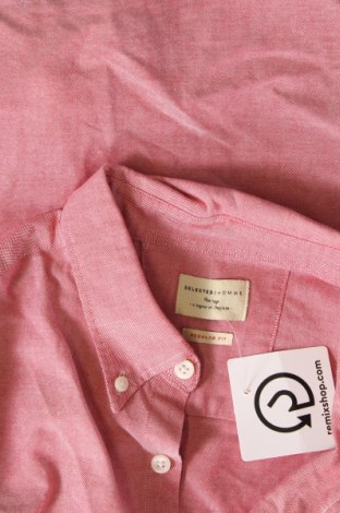 Ανδρικό πουκάμισο Selected Homme, Μέγεθος L, Χρώμα Κόκκινο, Τιμή 24,60 €
