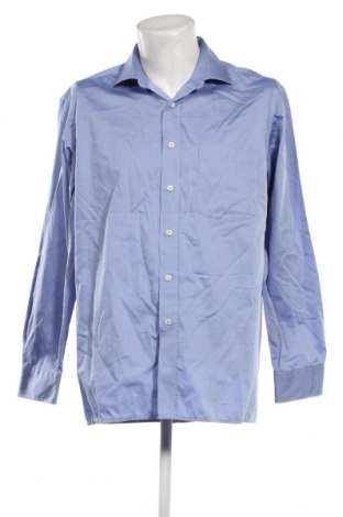 Ανδρικό πουκάμισο Sergio, Μέγεθος L, Χρώμα Μπλέ, Τιμή 10,23 €