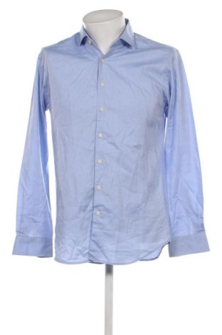Ανδρικό πουκάμισο Sergio, Μέγεθος L, Χρώμα Μπλέ, Τιμή 10,23 €