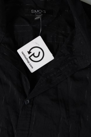 Ανδρικό πουκάμισο Smog, Μέγεθος L, Χρώμα Μαύρο, Τιμή 9,69 €