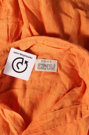 Herrenhemd Springfield, Größe M, Farbe Orange, Preis € 17,00