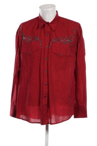 Ανδρικό πουκάμισο Stars & Stripes, Μέγεθος XXL, Χρώμα Κόκκινο, Τιμή 12,62 €