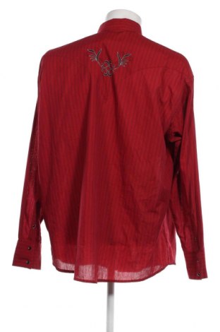Ανδρικό πουκάμισο Stars & Stripes, Μέγεθος XXL, Χρώμα Κόκκινο, Τιμή 11,36 €