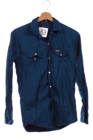 Ανδρικό πουκάμισο Superdry, Μέγεθος M, Χρώμα Μπλέ, Τιμή 11,91 €