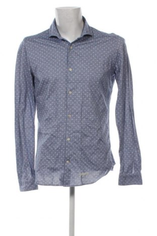 Ανδρικό πουκάμισο Tintoria Mattei 954, Μέγεθος M, Χρώμα Μπλέ, Τιμή 39,43 €