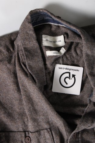 Ανδρικό πουκάμισο Tom Tailor, Μέγεθος XXL, Χρώμα Γκρί, Τιμή 6,52 €