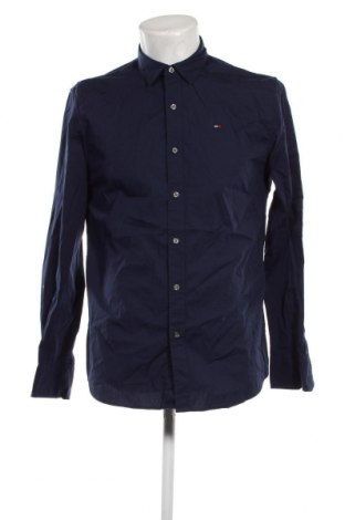 Ανδρικό πουκάμισο Tommy Jeans, Μέγεθος L, Χρώμα Μπλέ, Τιμή 46,39 €