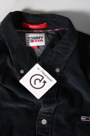 Мъжка риза Tommy Jeans, Размер L, Цвят Син, Цена 72,75 лв.