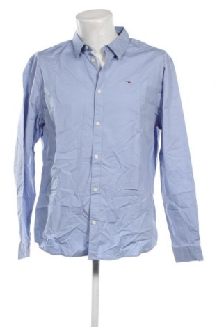 Мъжка риза Tommy Jeans, Размер XXL, Цвят Син, Цена 109,48 лв.