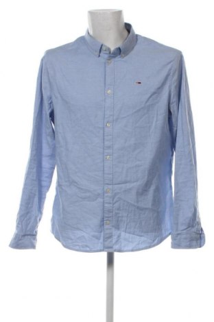 Ανδρικό πουκάμισο Tommy Jeans, Μέγεθος XL, Χρώμα Μπλέ, Τιμή 80,50 €