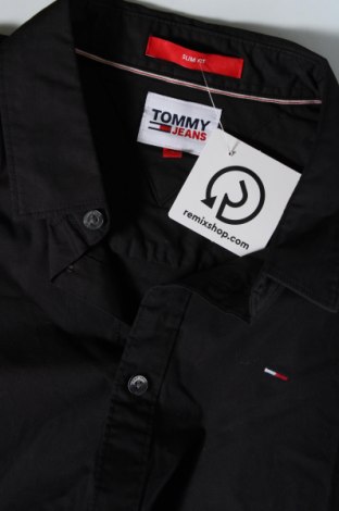 Ανδρικό πουκάμισο Tommy Jeans, Μέγεθος L, Χρώμα Μαύρο, Τιμή 47,30 €