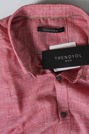 Herrenhemd Trendyol, Größe L, Farbe Rot, Preis 22,62 €