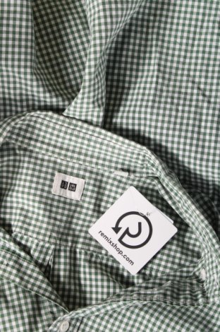 Herrenhemd Uniqlo, Größe M, Farbe Grün, Preis € 9,46