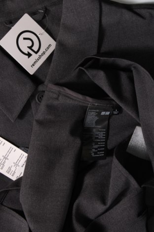 Herrenhemd Uniqlo, Größe L, Farbe Grau, Preis 9,95 €