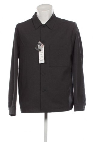 Ανδρικό πουκάμισο Uniqlo, Μέγεθος L, Χρώμα Γκρί, Τιμή 14,97 €