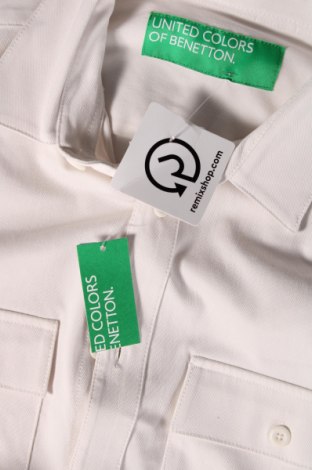 Мъжка риза United Colors Of Benetton, Размер M, Цвят Бял, Цена 77,00 лв.
