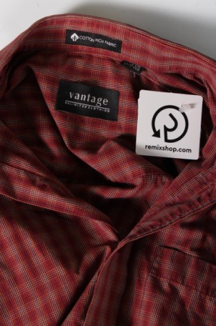 Ανδρικό πουκάμισο Vantage, Μέγεθος M, Χρώμα Κόκκινο, Τιμή 11,81 €