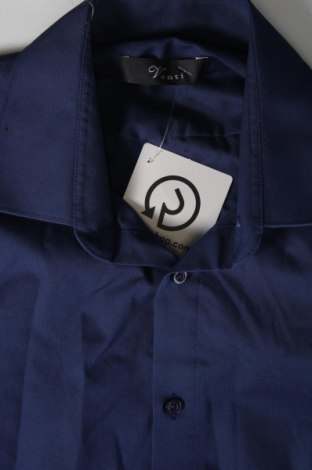 Ανδρικό πουκάμισο Venti, Μέγεθος M, Χρώμα Μπλέ, Τιμή 4,31 €