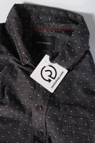 Ανδρικό πουκάμισο Westbury, Μέγεθος M, Χρώμα Γκρί, Τιμή 9,18 €
