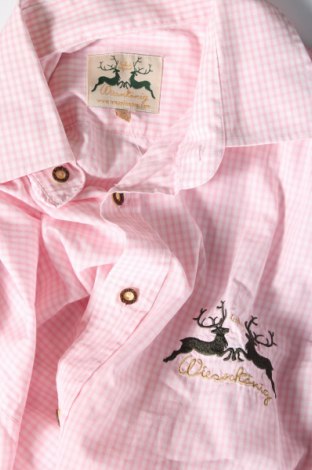 Herrenhemd Wiesnkoenig, Größe M, Farbe Rosa, Preis 5,94 €
