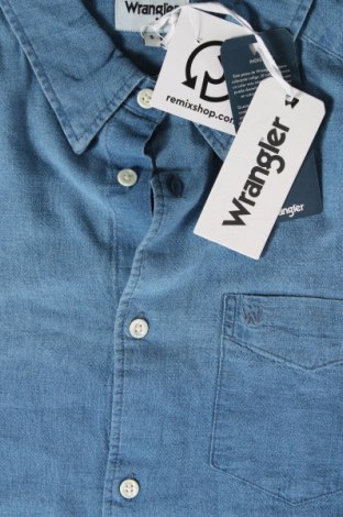 Ανδρικό πουκάμισο Wrangler, Μέγεθος S, Χρώμα Μπλέ, Τιμή 34,52 €