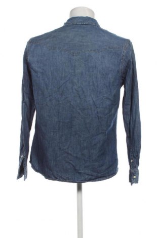Herrenhemd Wrangler, Größe M, Farbe Blau, Preis 32,53 €