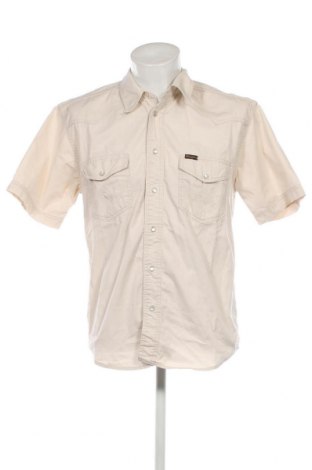 Мъжка риза Wrangler, Размер M, Цвят Екрю, Цена 27,82 лв.