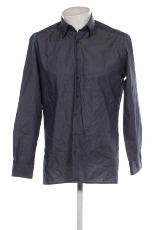 Ανδρικό πουκάμισο Yorn, Μέγεθος L, Χρώμα Μπλέ, Τιμή 5,56 €
