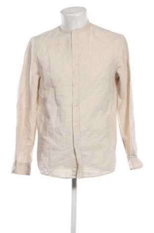 Ανδρικό πουκάμισο Zara, Μέγεθος M, Χρώμα  Μπέζ, Τιμή 9,46 €